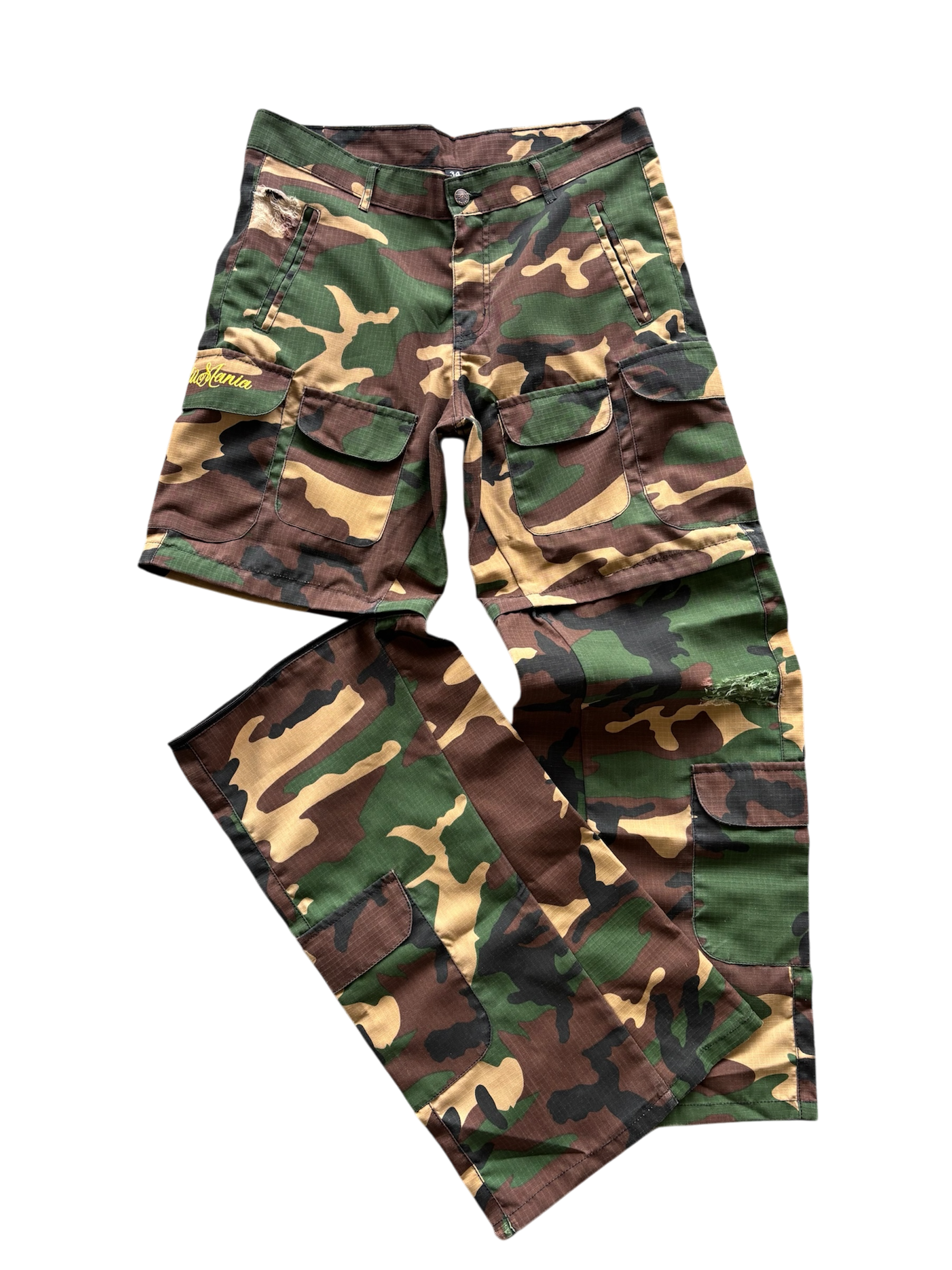 Convertible Camo Cargos (on hand)