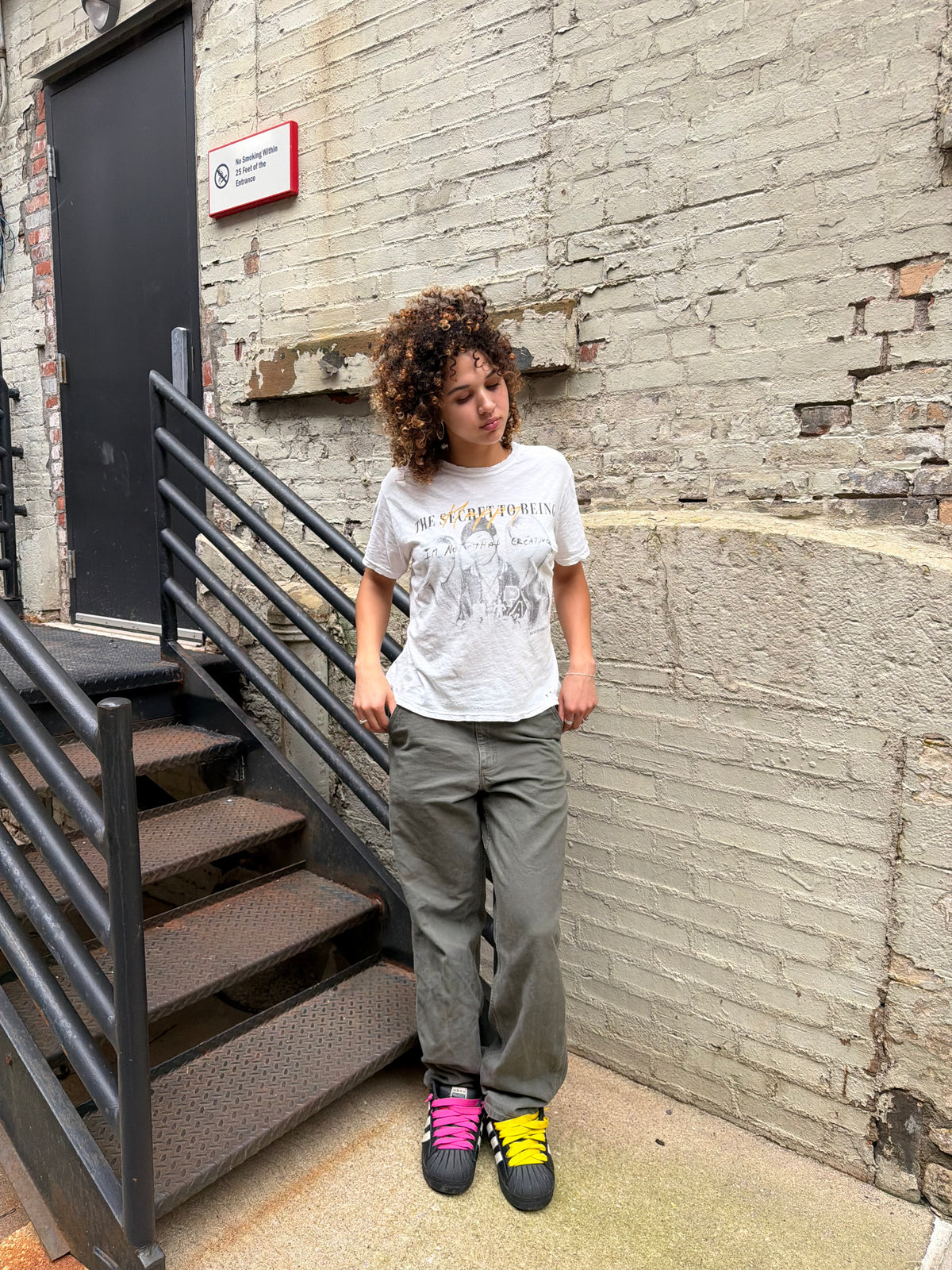 Secret to Being Happy Vintage Tee
