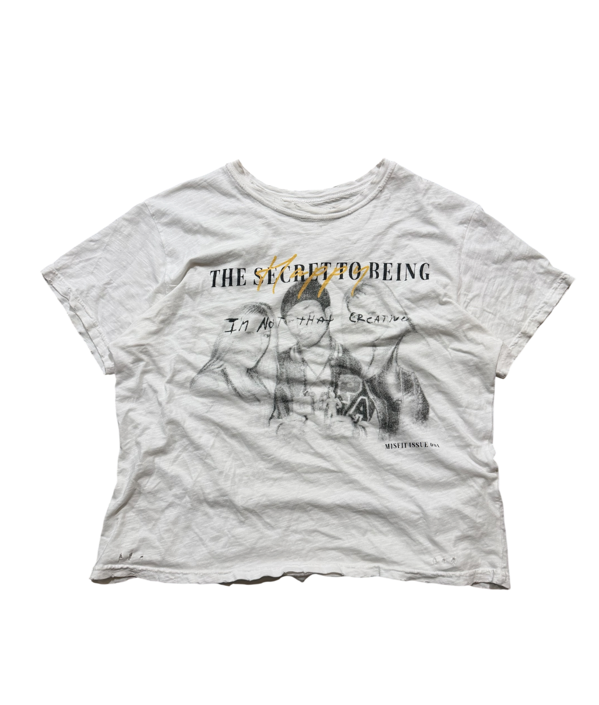 Secret to Being Happy Vintage Tee